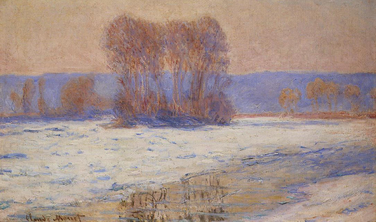 The Seine at Bennecourt, Winter 1893